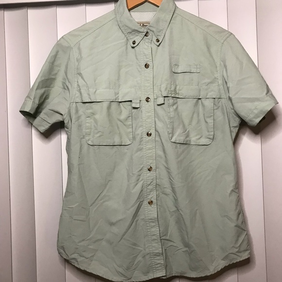 L.L.Bean Women’s fishing shirt - Picture 1 of 3